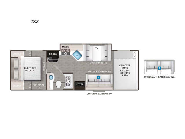 2023 Thor Motor Coach Four Winds 28Z in RVs & Motorhomes in Red Deer - Image 3