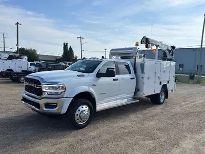 2024 Ram 5500 Crew Cab SLT 4×4 Service Truck, !!!Unused New Rig Up!!!, 6.7L Cummins Diesel, Auto, Lo...