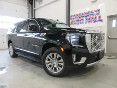 CLEAN CARFAX, ACCIDENT-FREE! BLACK ON BLACK BEAUTY YUKON XL DENALI, 6.2L V8, 4X4, ABSOLUTELY LOADED...
