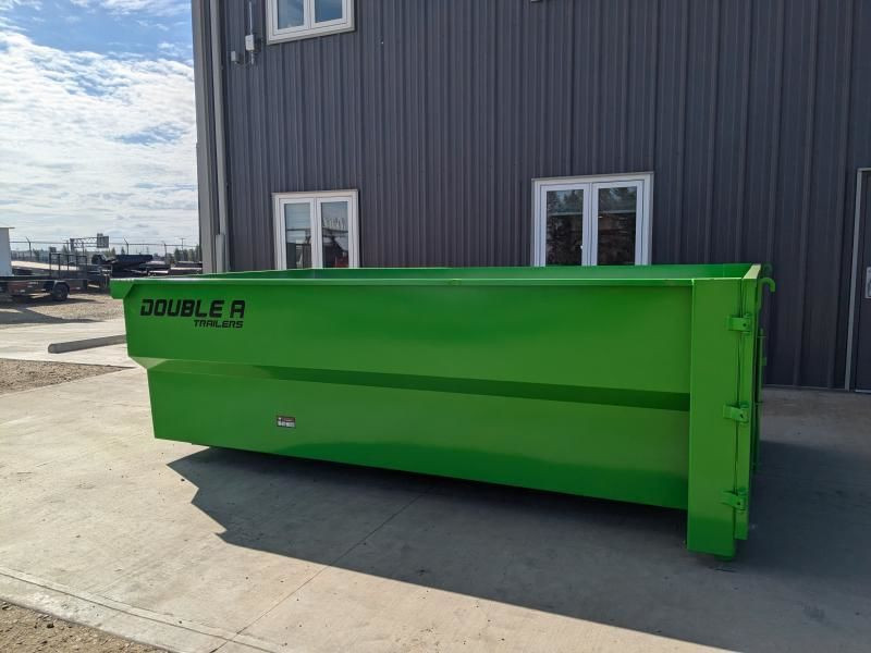 2025 Double A Trailers Roll Off Dump Trailer 14ft Bin 12 Yard C