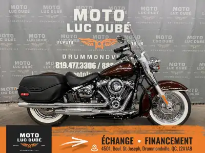 Harley-Davidson FLDE Softail Deluxe 2020 SEULEMENT 529 KM MOTO CANADIENNE ALARME ABS MOTEUR 107 M8 P...