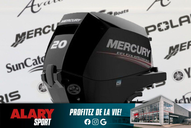 2025 Mercury 20EPT À DÉMMARREUR ÉLÈCTRIQUE LONG (20 POUCES) in Powerboats & Motorboats in Ottawa