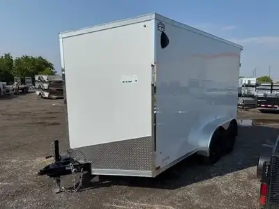 2025 Forest River 7X12 Tandem axle 7000lb GVWR with 4800lbs cargo capacity. This Pro Series Commerci...