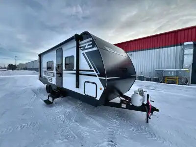 Keystone Bullet Classic travel trailer 2240RKWE highlights: Semi-Private Front Bedroom Rear Corner B...