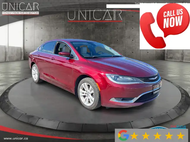 2017 Chrysler 200 No-Accidents Limited Leather Seats Backup Cam  in Cars & Trucks in Markham / York Region - Image 2