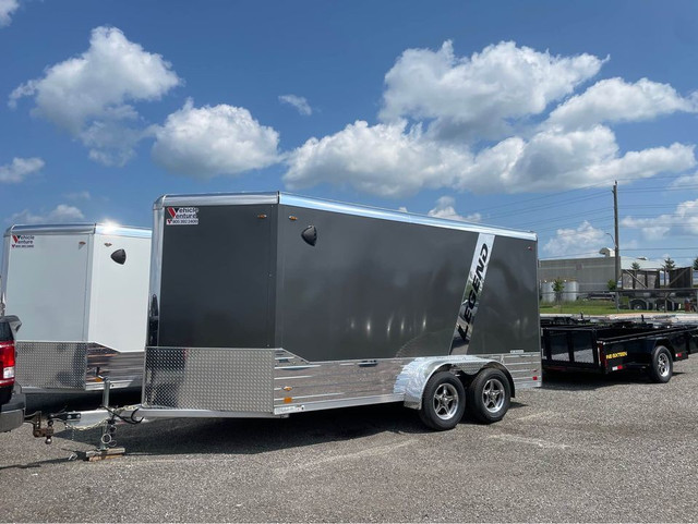 New 2024 7x14 + 3' V-Nose Legend Premium Trailer in Cargo & Utility Trailers in Barrie