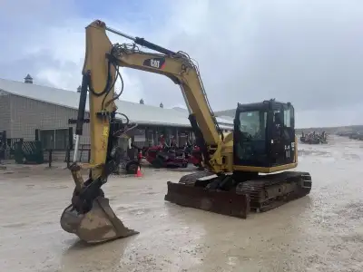 2013 Caterpillar 308E2 CR excavator is powered by a 65 hp caterpillar diesel engine. Enclosed heated...