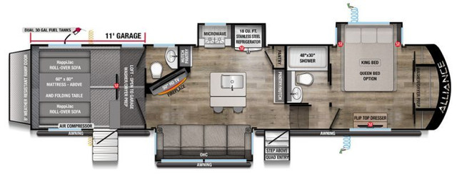 2025 ALLIANCE VALOR 36V11 in Travel Trailers & Campers in Hamilton - Image 2