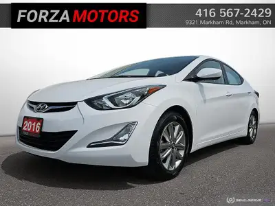 SOLD/PENDING ONE OWNER - ACCIDENT FREE - LOCAL ONTARIO VEHICLE - CLEAN CARFAX REPORT 2016 HYUNDAI EL...