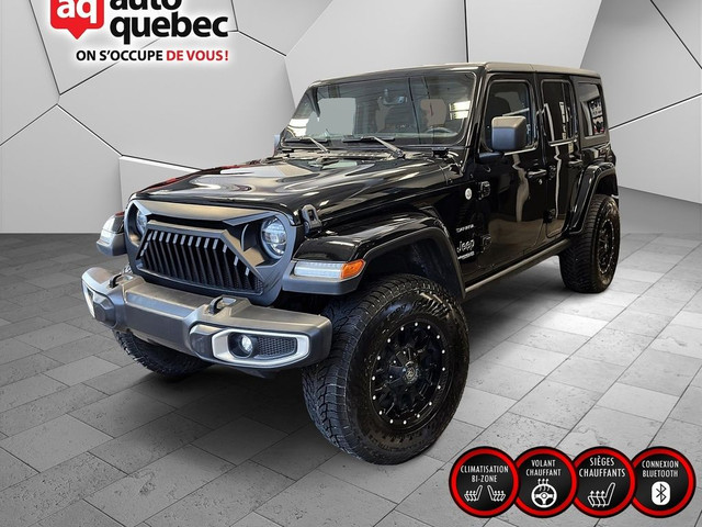  2020 Jeep WRANGLER UNLIMITED SAHARA 4X4/LOOK D'ENFER/GARANTIE P in Cars & Trucks in Thetford Mines