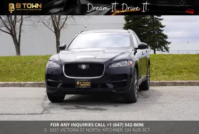 2019 Jaguar F-Pace HST and licensing will be extra * $999 Financing fee conditions may apply* Financ...