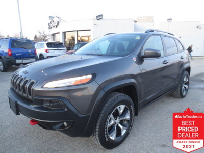  2018 Jeep Cherokee Trailhawk Leather Plus 4x4 - Pano Sunroof/Ca