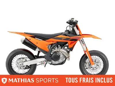 Concessionnaire des véhicules neufs et d'occasion. Sportive KTM 450 SMR 2025 La KTM 450 SMR 2025 est...