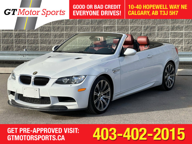 2011 BMW M3 2dr Conv | RED LEATHER | LOW KMS| $0 DOWN | EVERYONE in Cars & Trucks in Calgary