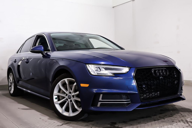2018 Audi A4 PROGRESSIV + AWD + TOIT OUVRANT CUIR + SIEGES ET VO in Cars & Trucks in Laval / North Shore