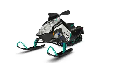 PAYMENTS LOW AS $161 BIWKLY! 2025 POLARIS Switchback Assault 9R 146 2.0. WHITE---RAD GREEN, VELOCITY...