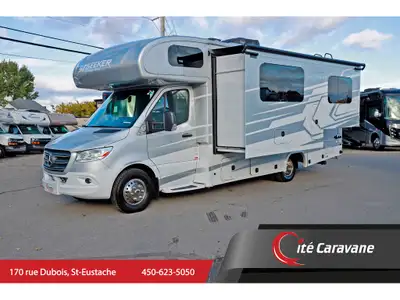 Classe C / B+ 24 pieds Mercedes Sprinter, Forest River Sunseeker 2400B / Forester 2401B + Crics hydr...