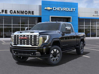 The 2025 GMC Sierra 3500HD Denali, presented in Onyx Black with a Jet Black interior, is a heavy-dut... (image 1)