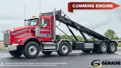 Heavy truck - # STOCK: C-36523 2016 KENWORTH T800 CAMION À REBUS ROLL-OFF 2016 KENWORTH T800 GARBAGE...