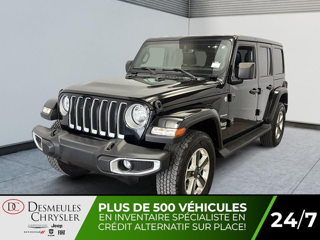 2022 Jeep Wrangler Unlimited 4x4 nav camera toit rigide cuir ecr in Cars & Trucks in Laval / North Shore
