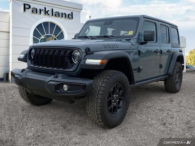 2024 Jeep Wrangler Willys 4 Door 4x4 Nav Capable Heated Seats in Cars & Trucks in St. Albert