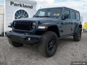2024 Jeep Wrangler Willys 4 Door 4x4 Nav Capable Heated Seats & Steering Remote Start