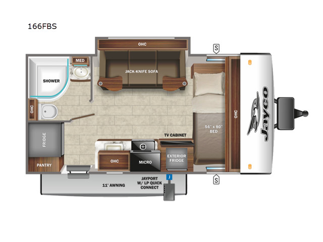 2022 Jayco Jay Feather Micro 166FBS in Travel Trailers & Campers in Saint John - Image 2