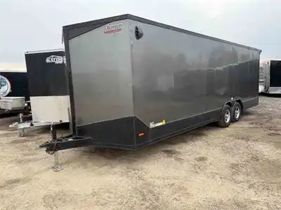 2021 RC 8.5' x 24' tandem 5000lb axle cargo trailer GVWR 9990lbs and a payload of 5740lbs. This trai...