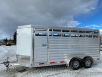 2023 Exiss EXP STK 616 horse stock trailer