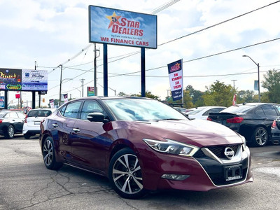  2017 Nissan Maxima NAV LEATHER PANO ROOF MINT! WE FINANCE ALL C