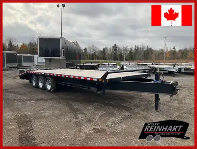 22,680LB GVWR, 3 7000LB Axles, Easy Lube Spindles and Slipper Spring Suspension, Electric Brakes on...