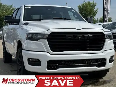 This 2025 RAM 1500 SPORT CREW CAB 4X4 has the following options Leather Trimmed Bucket Seats, Remote...