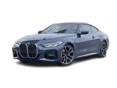 2021 BMW 4 Series 430i xDrive Arctic Race Blue Metallic On-Board Navigation, Rear View Camera, Blind...