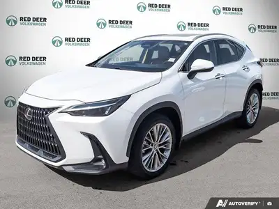 The 2022 Lexus NX 350 AWD *Ltd Avail* in a stunning white finish offers an all-wheel drive system th...