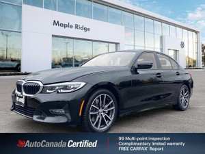 2020 BMW 3 Series 330i xDrive | AWD | Blind Spot | Lane Depart | Heated Leather | Memory Seats | Apple CarPlay