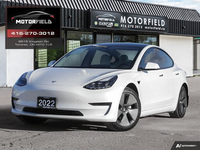 2022 Tesla MODEL 3 Standard Range *AutoPilot, One Owner, Loaded*