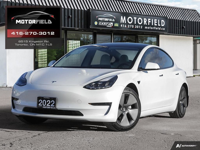 2022 Tesla MODEL 3 Standard Range *AutoPilot, One Owner, Loaded* in Cars & Trucks in City of Toronto