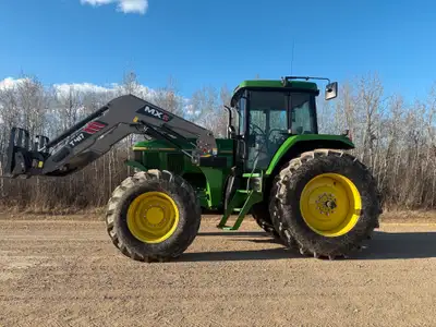 -1994 John Deere 7600 FWA -6650 hours -6.8L engine rated at 130 horsepower -19x7 Speed 30km/hr Power...