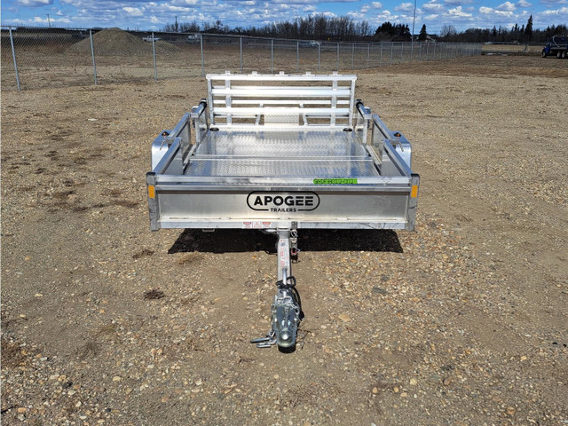 2023 Apogee 8 Ft S/A Aluminum Flat Deck Utility Trailer Adapt-X  in Cargo & Utility Trailers in Edmonton - Image 4