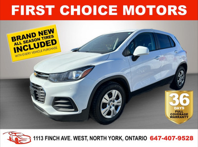 2018 CHEVROLET TRAX LS ~AUTOMATIC, FULLY CERTIFIED WITH WARRANTY