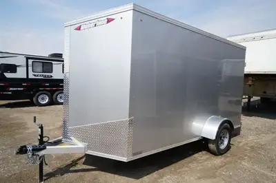 Come check out this 6x12 aluminium enclosed trailer! Ideal for lighter use all year round! This trai...