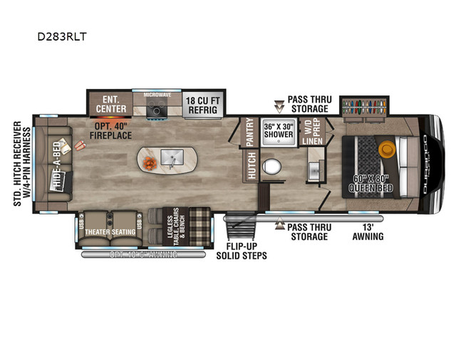 2024 KZ Durango Half-Ton D283RLT in Travel Trailers & Campers in Ottawa - Image 2