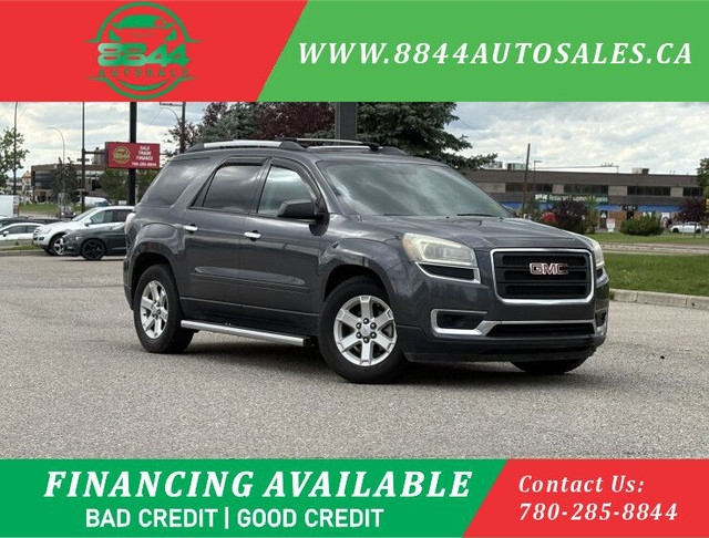 2013 GMC Acadia SLE23.6L, AWD, 7 SEATER, MIDDLE ROW CAPTAIN SEAT in Cars & Trucks in Calgary