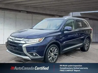 Recent Arrival! Blue 2018 Mitsubishi Outlander SE 4WD 6-Speed Sportronic with Paddle-Shifters 3.0L V...