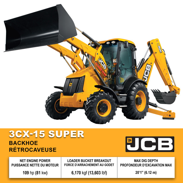 2022 JCB Construction Equipment Backhoe - rétrocaveuse in Heavy Equipment in Charlottetown - Image 4