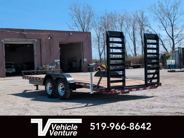 2025 CANADA TRAILER 7X20 CAR & EQUIPMENT TRAILER 10000 GVWR in Cargo & Utility Trailers in Oakville / Halton Region - Image 3