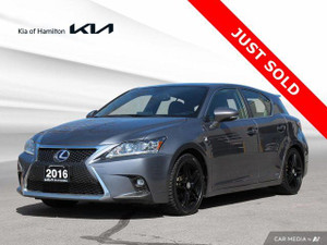 2016 Lexus CT 200h Hybrid | Leather | Low Kms | Dual Zone | Heated Seats |