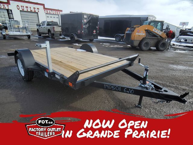 2024 Canada Trailers 6x10ft Flatdeck Utility in Cargo & Utility Trailers in Grande Prairie