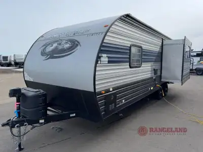 Forest River Cherokee Grey Wolf travel trailer 23MK highlights: Private Bedroom Walk-Through Bath U-...