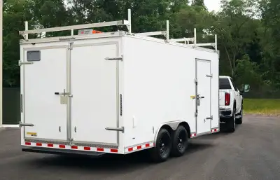 Miska Tradesman Pro Grade Enclosed Trailers - Designed & Warrantied for Commercial Use 8.5'x16' Trad...